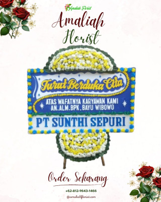 Papan Bunga Duka di Samarinda Utara