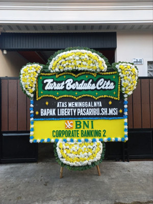 Papan Bunga Duka di Samarinda Utara
