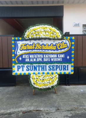 Papan Bunga Duka di Samarinda Utara