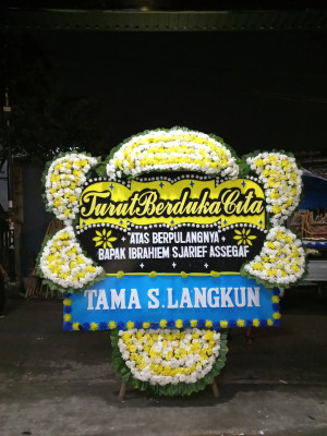 Papan Bunga Duka di Samarinda Utara